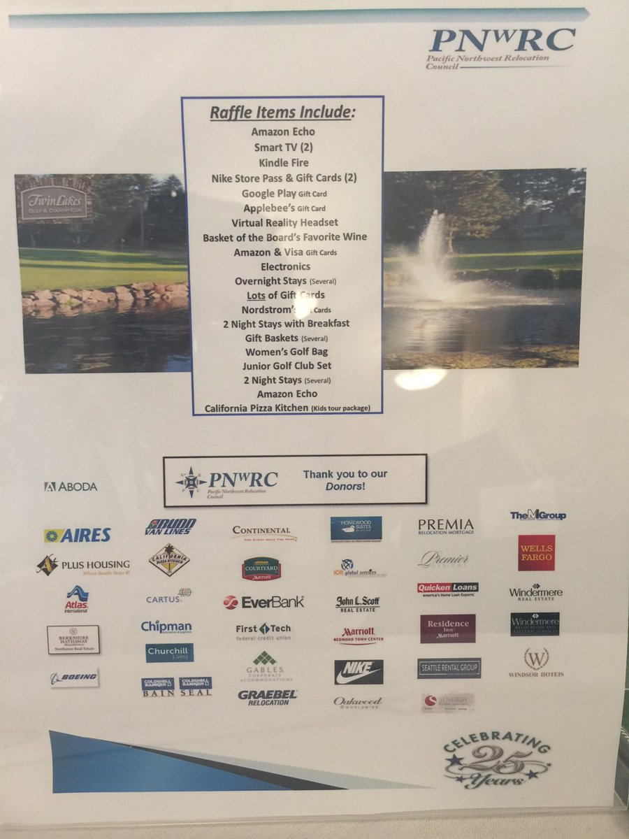 pnwrc's tweet photo. Kicking off the morning at our annual Golf event! Will be tweeting all day #mobility #relocation https://t.co/F63V84hLlU