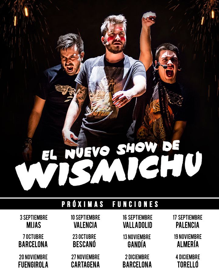 Wismichu's tweet photo. En Septiembre volvemos a la carga. Nueva gira, nuevo show, nuevas ciudades. No te lo pierdas https://t.co/5ThMFhogeI https://t.co/ICeaA0wytG