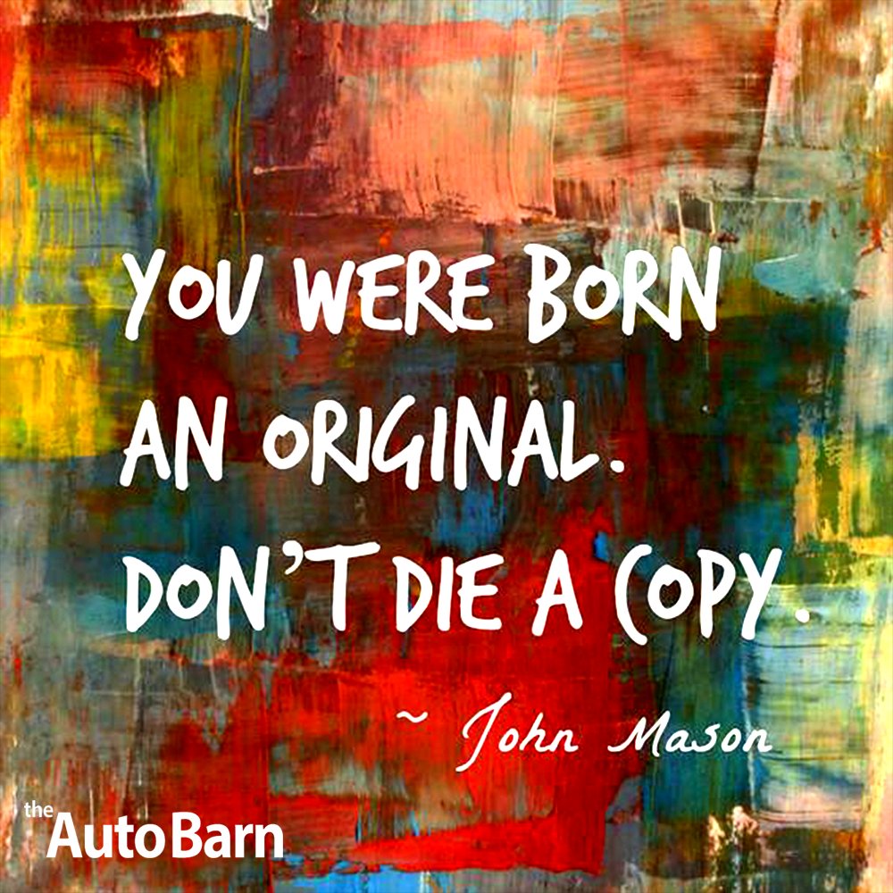 AutoBarnGroup's tweet photo. Be original each and every day #GitRdoneFun #PayAsmileForward https://t.co/vYzvXkA90S https://t.co/B2NotVV89U