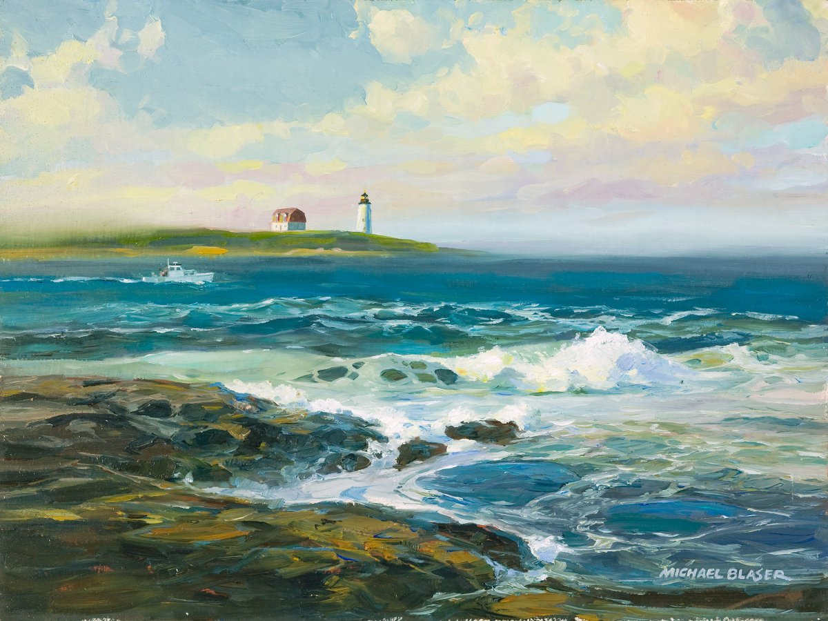 MichaelBlaser3's tweet photo. Figge Art Museum Art On the Wall Donation
Wood's Island Maine Lighthouse 12 x 16 oil https://t.co/9sI4xq88Wb