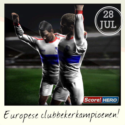 JornaAlain's tweet photo. Europese clubbekerkampioenen! #scorehero https://t.co/loKAQMF0z2 https://t.co/aDCAKOqsw4