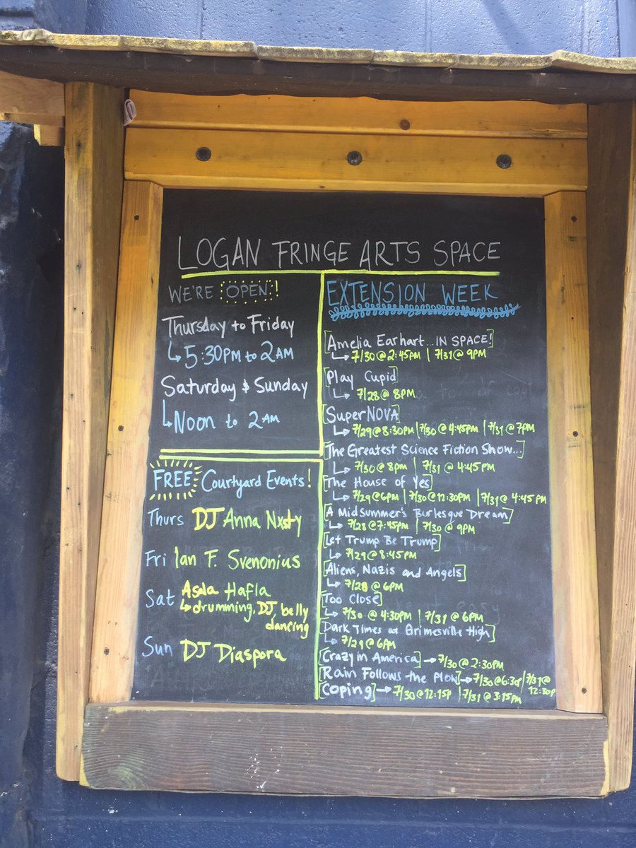 aliensangels's tweet photo. Psyched to be kicking off @CapitalFringe Extension Week. Check out the list of shows and go!!! #capfringe16 #dcarts https://t.co/5WWlqNQySo