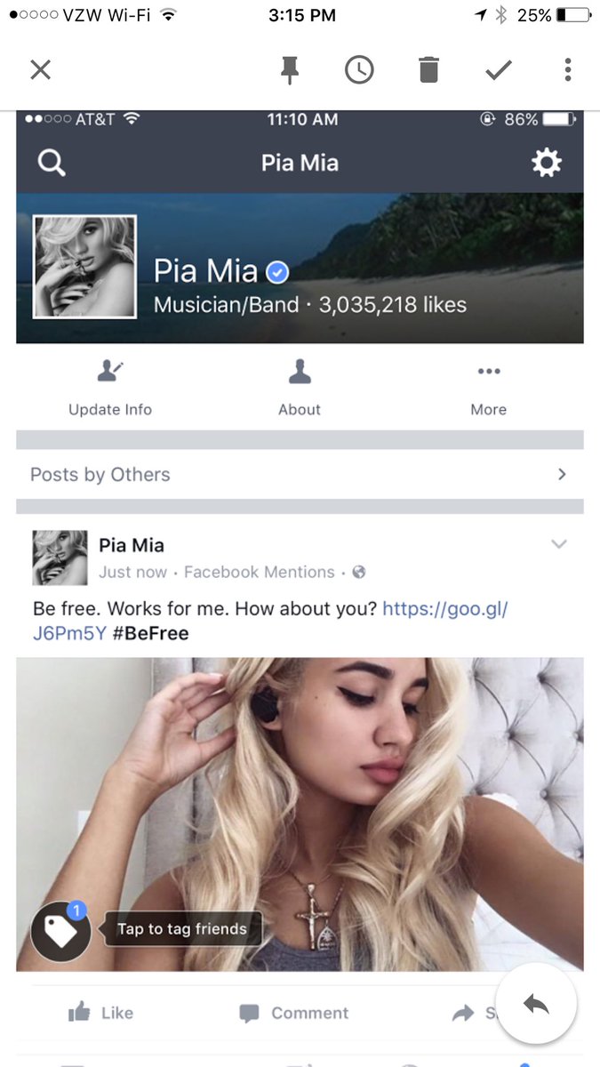 FanDistro's tweet image. New FanDistro campaign launched - artist: Pia Mia, Brand: Bower Be Free wireless headphones