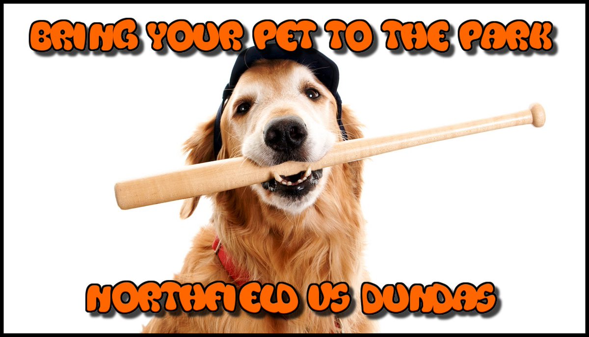 DundasDukes's tweet photo. Friday is bring your Pet to the Park day! Bring donations for @prairiesedgehs. https://t.co/PUMwE2Hagc #PetContests https://t.co/ZfvdAGvgBr