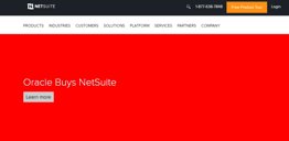 So this is what the <a href="/NetSuite/">NetSuite</a> website looks like - the future is <a href="/Oracle/">Oracle</a> red