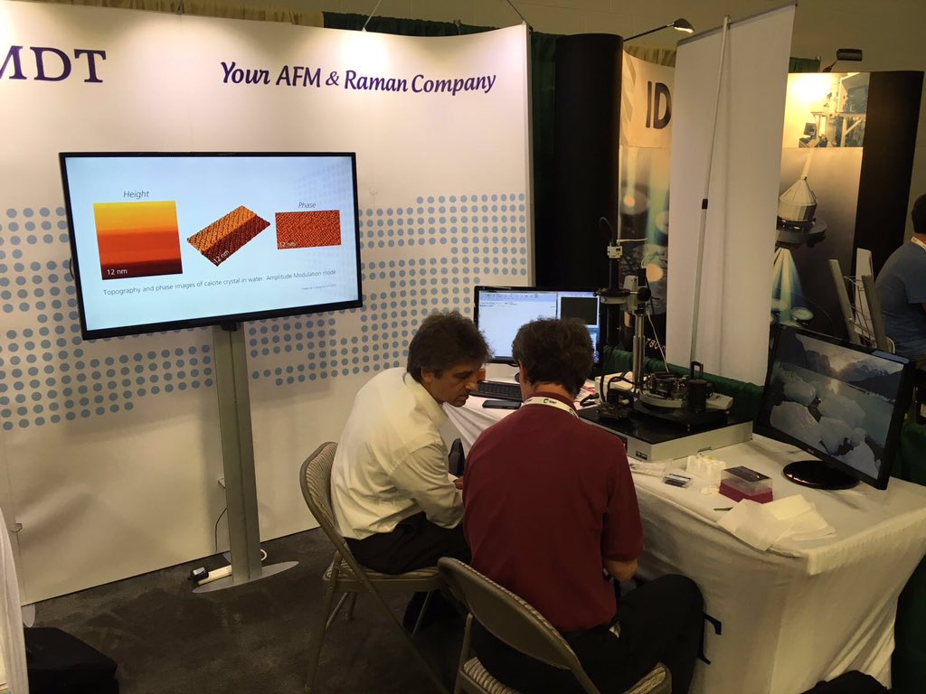 NTMDT's tweet photo. Come visit our booth at #MM2016 ... Booth #2004 we have live #demo on our #AFM  #SPM #nanotechnology https://t.co/RKrm4igNKA