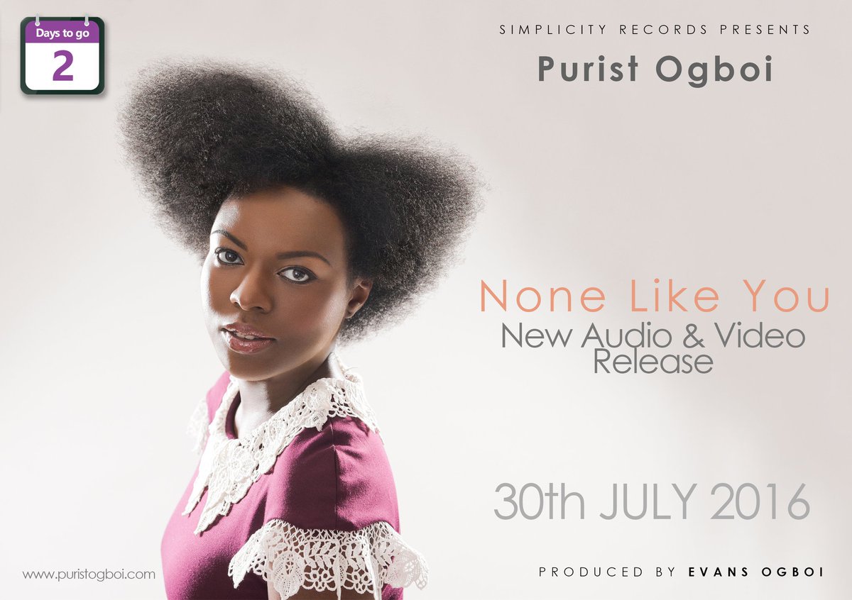 purist_ogboi's tweet photo. Just Two days to go fam!
Get ready to be blessed.
#NoneLikeYou #AudioAndVisual #TheEncounter @ogboievans https://t.co/i2QHlP36vz