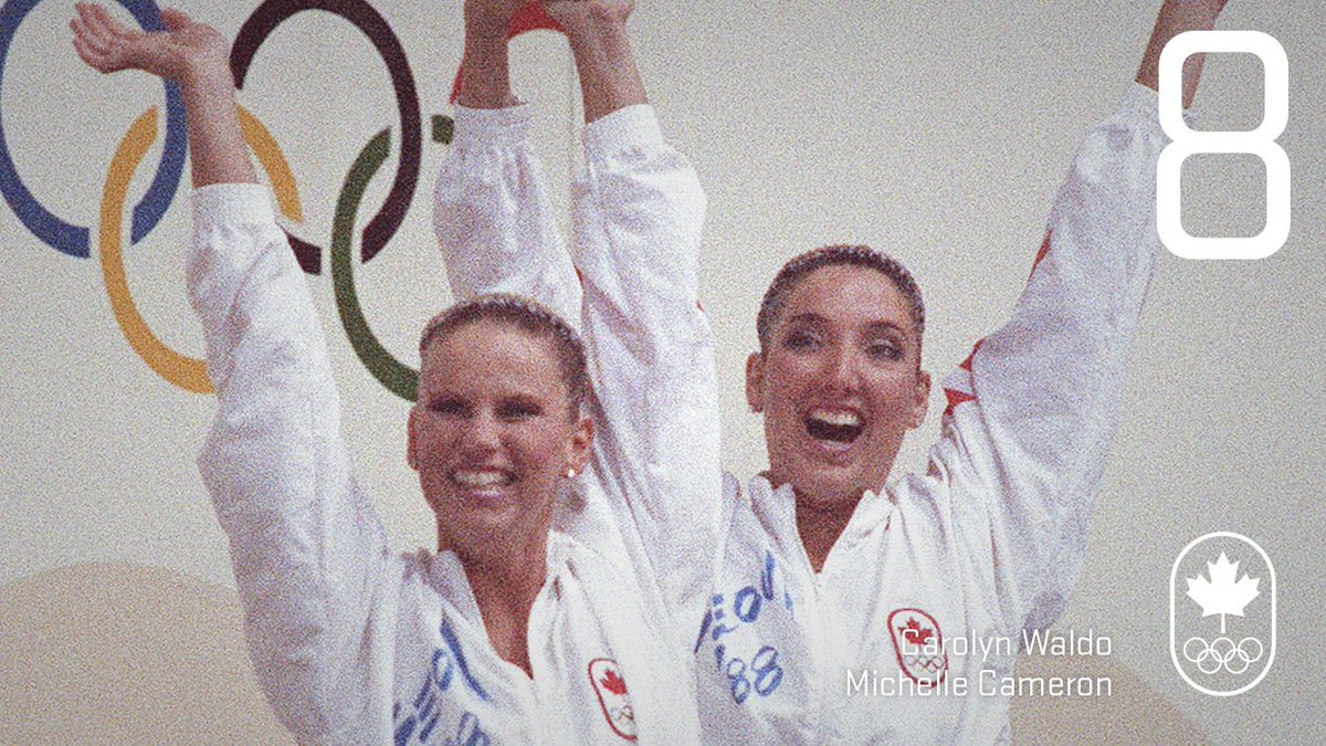 TeamCanada's tweet photo. 8 days to #Rio2016
Carolyn Waldo & Michelle Cameron: Seoul 1988, synchronized swimming (gold) #TeamCanada https://t.co/gloUUWPDHT