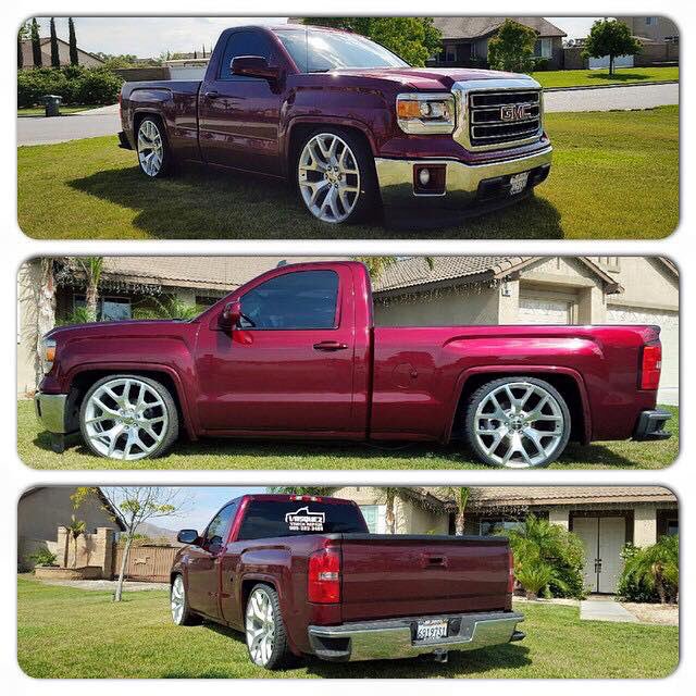 crownsuspension's tweet photo. @vasqueztruckrepair 2015 #GMC #Sierra with our #crownsuspension 4/6 #loweringkit #dropkit
#ChevySilverado https://t.co/Or8tKegtyi