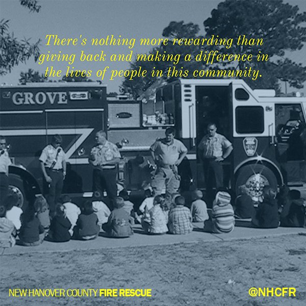 NHCFR's tweet photo. There's nothing more rewarding.... #TBT #Oct2007 #MyrtleGroveStation #Community #NHCFR https://t.co/uacFu8icub