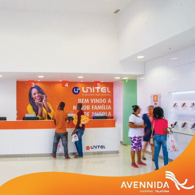 AvennidaLuanda's tweet photo. Na @Unitel encontra tudo o que precisa para navegar. Venha descobrir as novidades do mês no @ShoppingAvennida! https://t.co/47zaNrW1hu