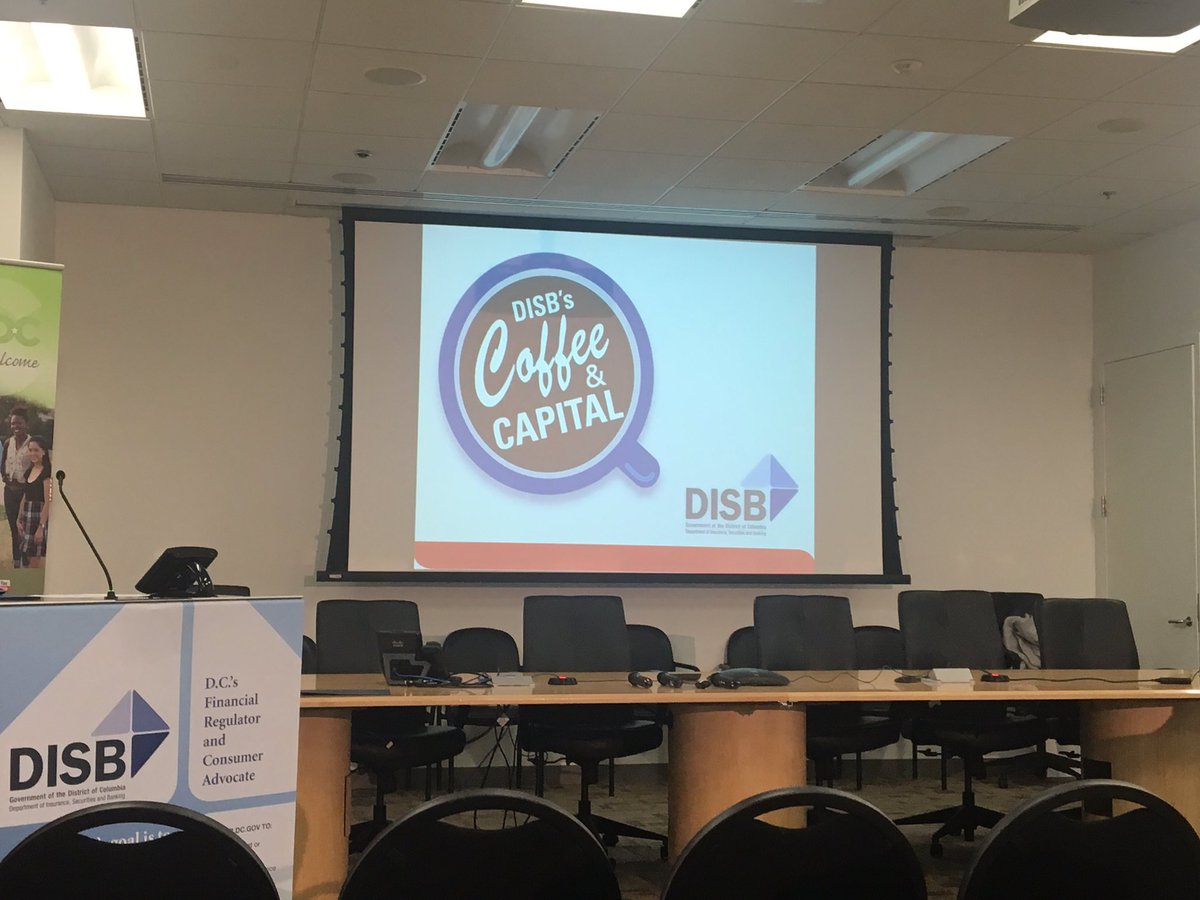 YMCMSquad's tweet photo. We're live at the coffee and capital event, awaiting the program to begin #ymm2016 @bankondc https://t.co/efoUhNrwAG