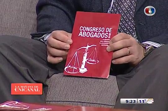 Unicanal's tweet photo. Consejo Nacional de Abogados del Paraguay el "Congreso de Abogados 2016" en #LMU https://t.co/APJQLAVChY