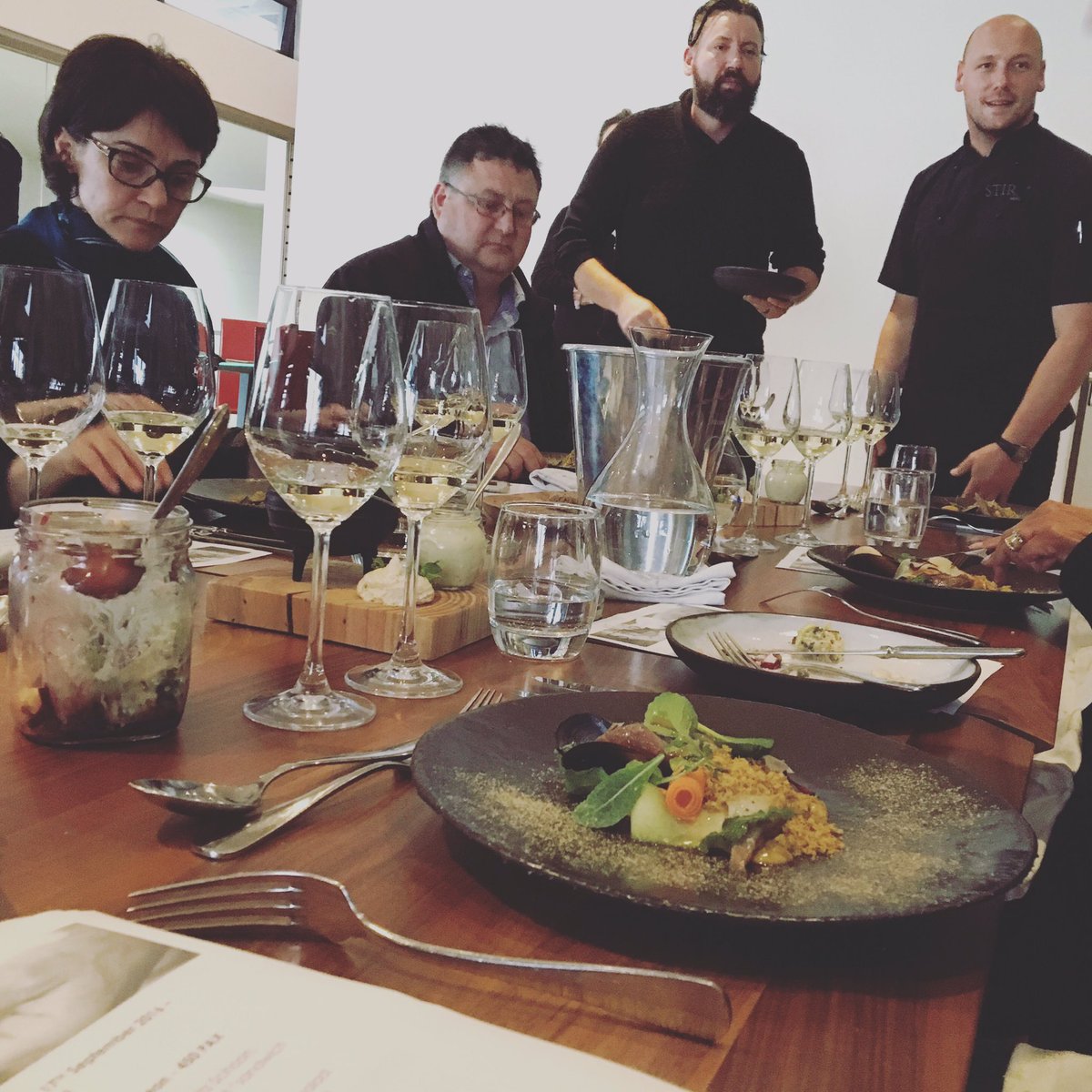 Nederburg Auction food &amp; wine pairing #nedauc2016 <a href="/overture/">Lisa Alspaugh</a> <a href="/BertusBasson/">Bertus Basson</a> <a href="/StirFood/">STIR</a> <a href="/thealeitgroup/">The Aleit Group</a> @hettavandeventer