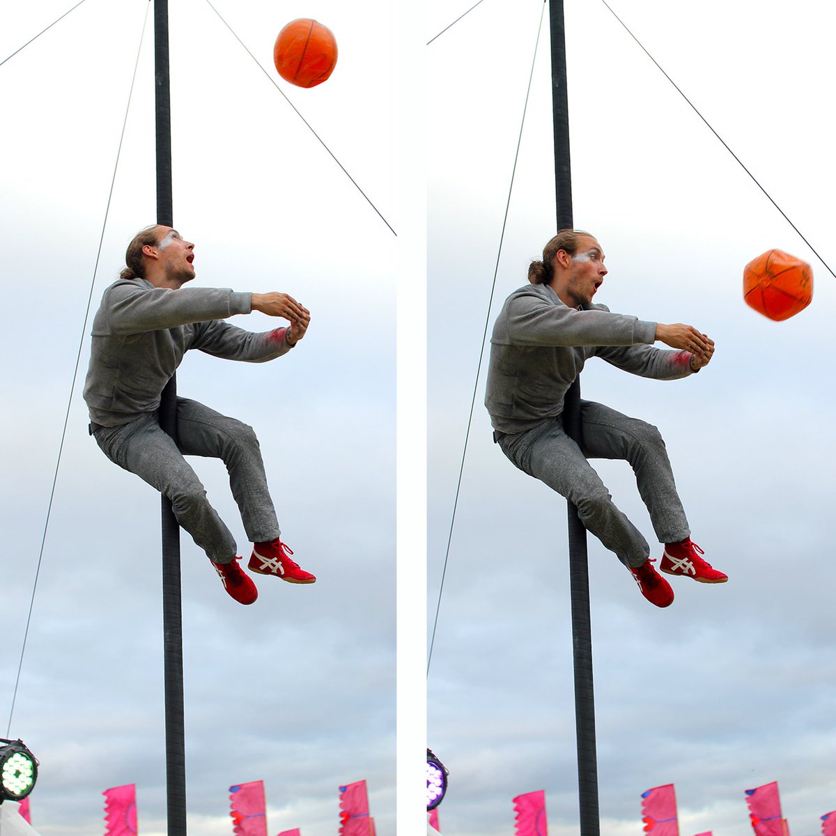 Hauk as The Human Basketball Hoop at <a href="/SecretGardenHQ/">The Secret Garden Party</a> last weekend! ;)
