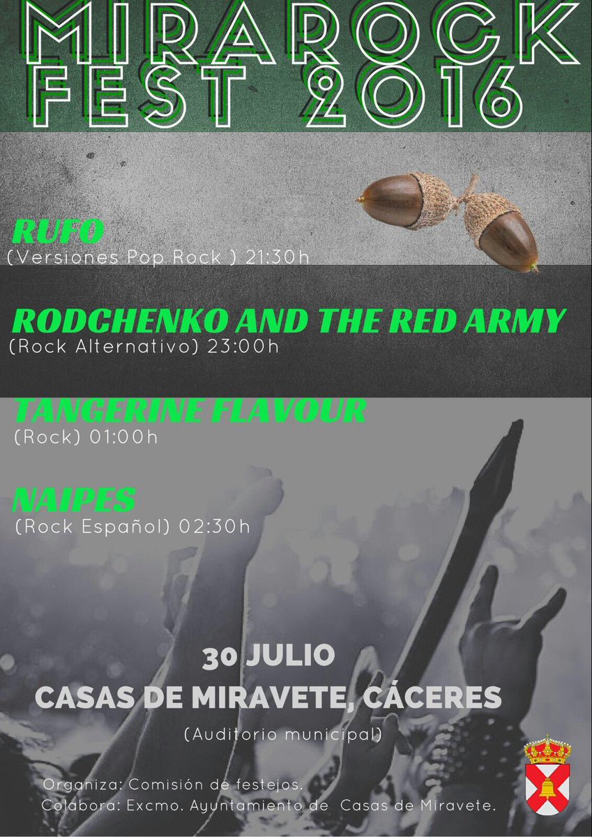 ballesterock's tweet photo. @TangerineFlav se marcha a conquistar el #mirarockfestival https://t.co/FgBLJmgiK0