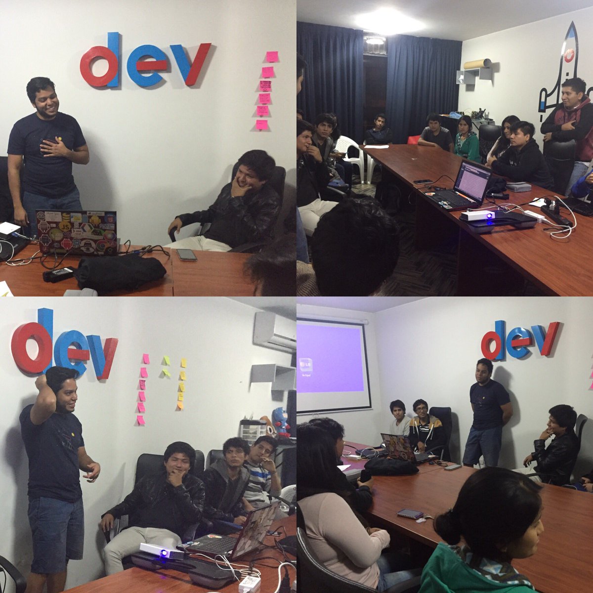 devacademyla's tweet photo. Meetup de #Firebase y #Android en #devHouse organizado por el @GDG_Ica https://t.co/7PMVNIjsQn
