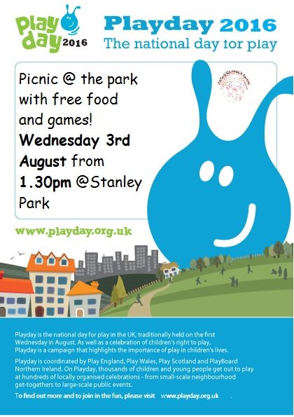 Hope you can make it to our #Playday2016 picnic at <a href="/stanleypark_liv/">Stanley Park, Liverpool</a> next Wednesday from 1:30pm!