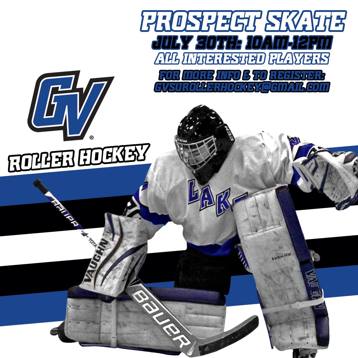 GV_RollerHockey's tweet photo. Interested in playing roller hockey at #GVSU? Contact us for more info on attending this Saturday's skate! https://t.co/VU97inctkS