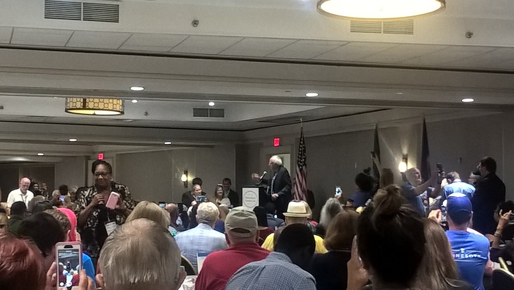 WOOconventions's tweet photo. Bernie! https://t.co/G0MJbCEVRO