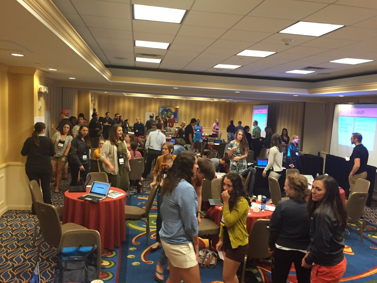 MathEdJen's tweet photo. Acting out a predator/prey activity to think about functional relationships #KSTF2016 #STEMtasks https://t.co/dVPQCsvGQP