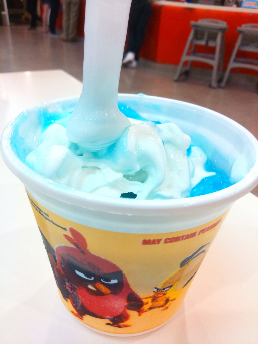 New!! Mcflurry angrybirds edition bubblegum flavor #nyam