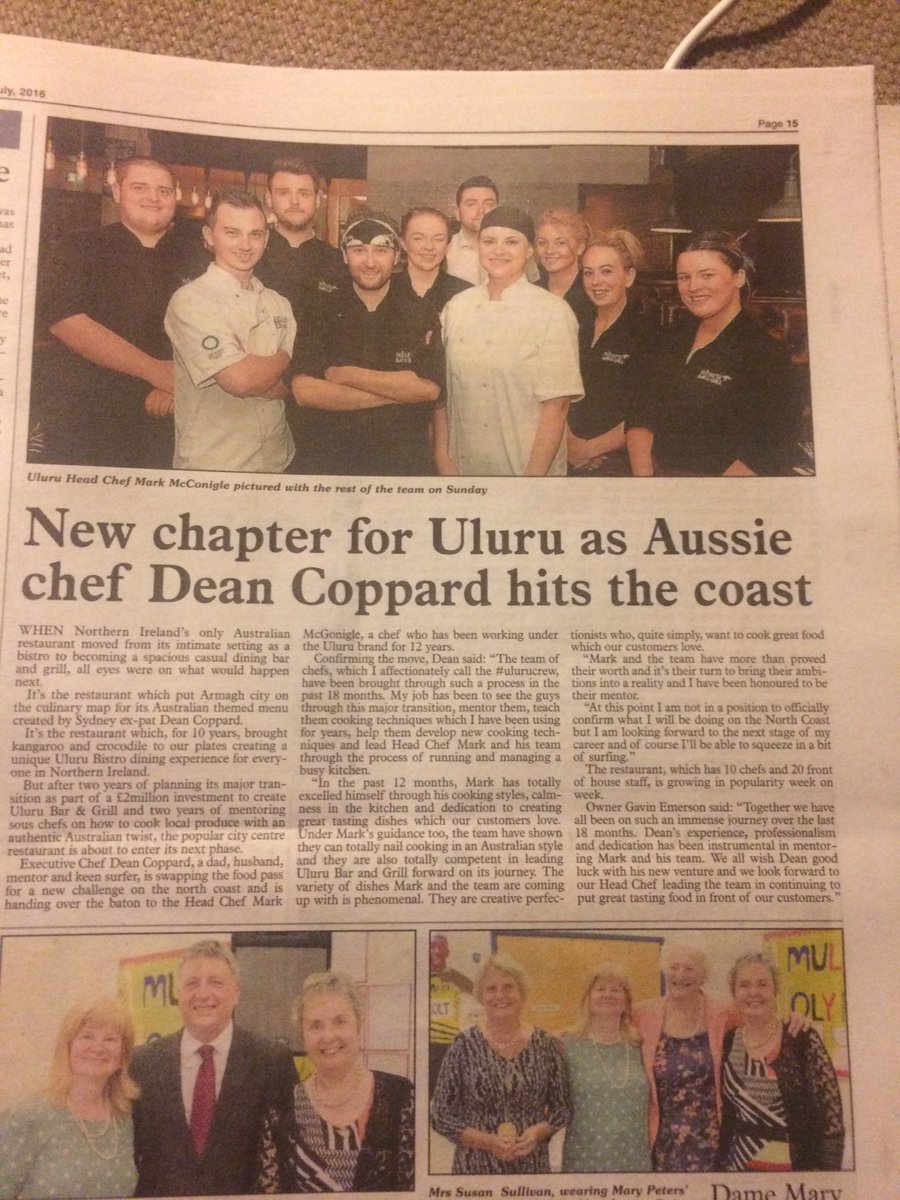 uluruarmagh's tweet photo. Over the moon that #uluruhq is in safe hands Mark is an excellent chef and an amazing team leader xo https://t.co/SHnTMzUfJn