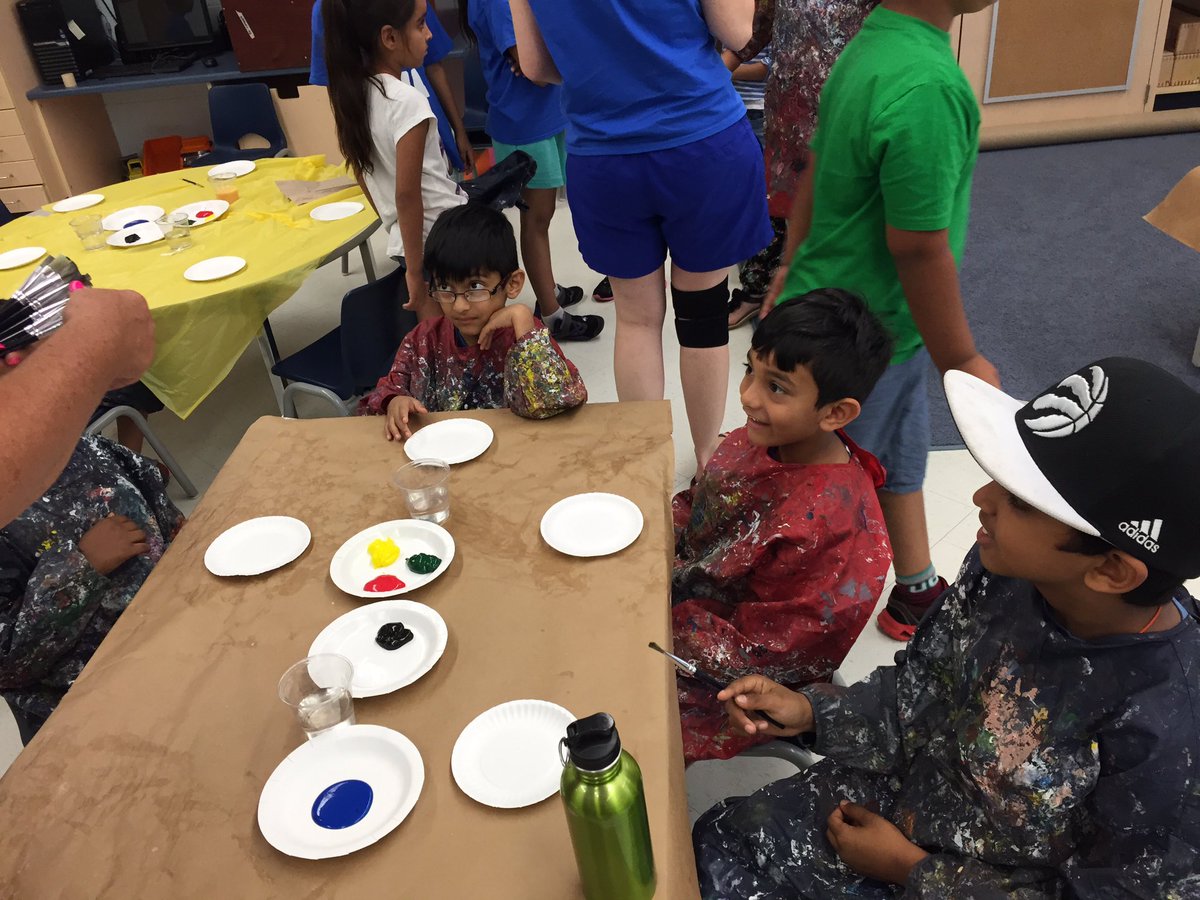 Preparing for the painting experience <a href="/saileagleplains/">EaglePlains</a> to celebrate the final 2 days <a href="/CampSail/">Camp Sail PDSB</a>