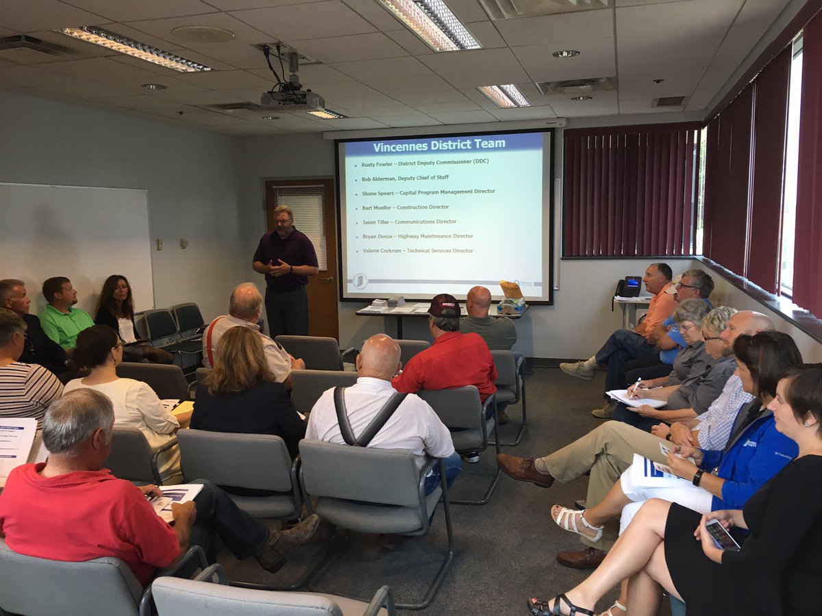 INFarmBureau's tweet photo. Great crowd today at the @INDOTSouthwest Vincennes meeting. Thank you @INDOT for hosting our members. #FindYourVoice https://t.co/1qPEy9h3pT