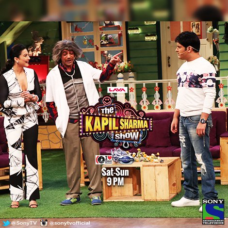 SonyTV's tweet photo. What prank are @GAUAHAR_KHAN  &amp; Dr. Mashoor going to play on @KapilSharmaK9 tonight at 9 PM in #TheKapilSharmaShow? https://t.co/BvRv0TuyjG