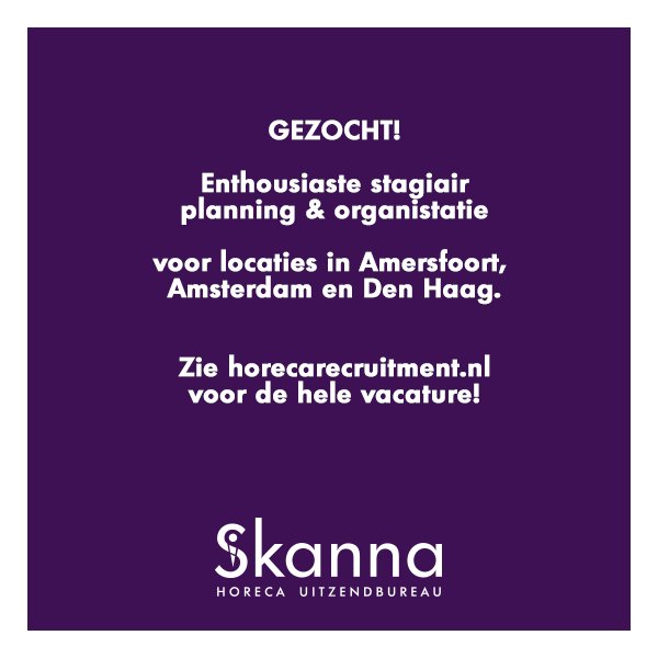 Wil jij 'n toffe afwisselende stageplek? Check bit.ly/1WskmiQ #vacature #stage #werkenbijskanna