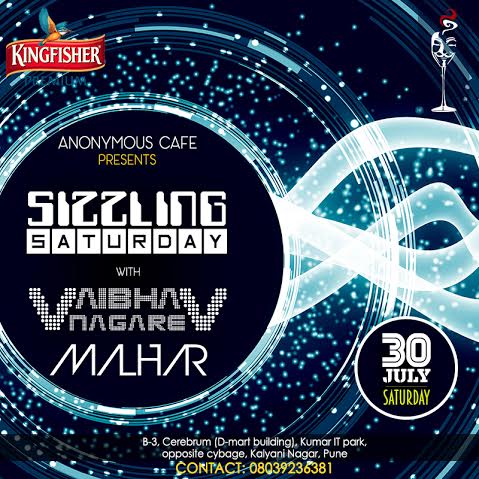 anonymous_pune's tweet photo. Have a #SizzlingSaturday with our in-house #DJ at #AnonymousCafe! Call: 2039520648 for reservations! https://t.co/vMfDqXEc3q