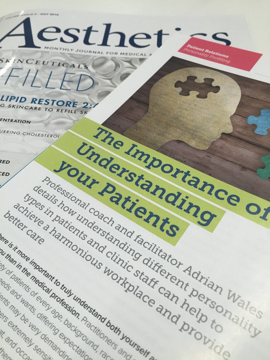 aestheticsgroup's tweet photo. Don’t forget to read this article by @Wales_Adrian #Aesthetics #ProfessionalCoaching https://t.co/yjoqCPkV8o