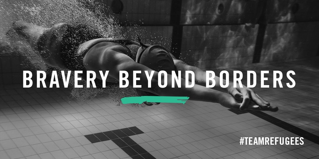 SPI_org's tweet photo. Olympics refugee team will compete for 1st time ever this year, representing those displaced by crisis #TeamRefugees https://t.co/EDqBBermvR