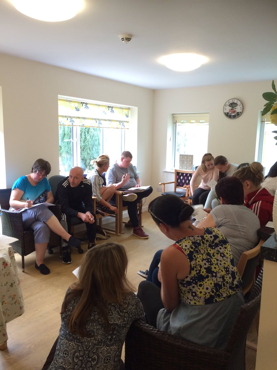 MemoryMattersSW's tweet photo. @DHyapptrust Lots of fun and fab staff on the Activity and Occupation Training today @DerbyshireHouse https://t.co/MQscg2VUp5