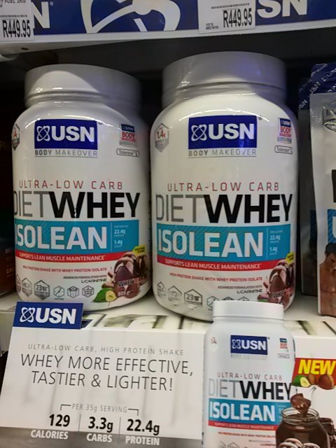 RowanAronstam's tweet photo. Look what has arrived @Dischem Park meadows @USNSA #wheytella #isolean @AlbeGeldenhuys @Jacques_Fagan @Lauradfit https://t.co/v9wsd3XcXG