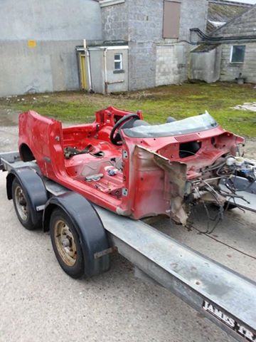 FiatScotland's tweet photo. 'Yeah you can have the floorpan, but you'll need to strip the car first' #throwbackthursday @fiat #saveyellow https://t.co/akPFjHOHkM