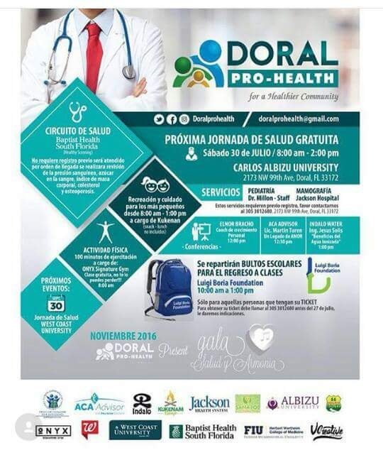 helpvzlakids's tweet photo. PEDIATRIA--> Jornada de salud gratuita este sabado en El Doral - Miami. https://t.co/Lmahhwj6cF