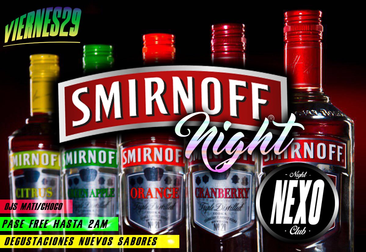 NexoNightClub's tweet photo. 🔱Rt🔃Rt🔱 sale #SMIRNOFF de regalo🍏🍓🍊🍋👉🚹🚺ingreso #FREE🆓 Hasta 2am ⏰Viernes #FIESTERO en#NEXO 💃🎶 #CombatiendoelFrio🎉☃🎊 https://t.co/zovQGg7DI6
