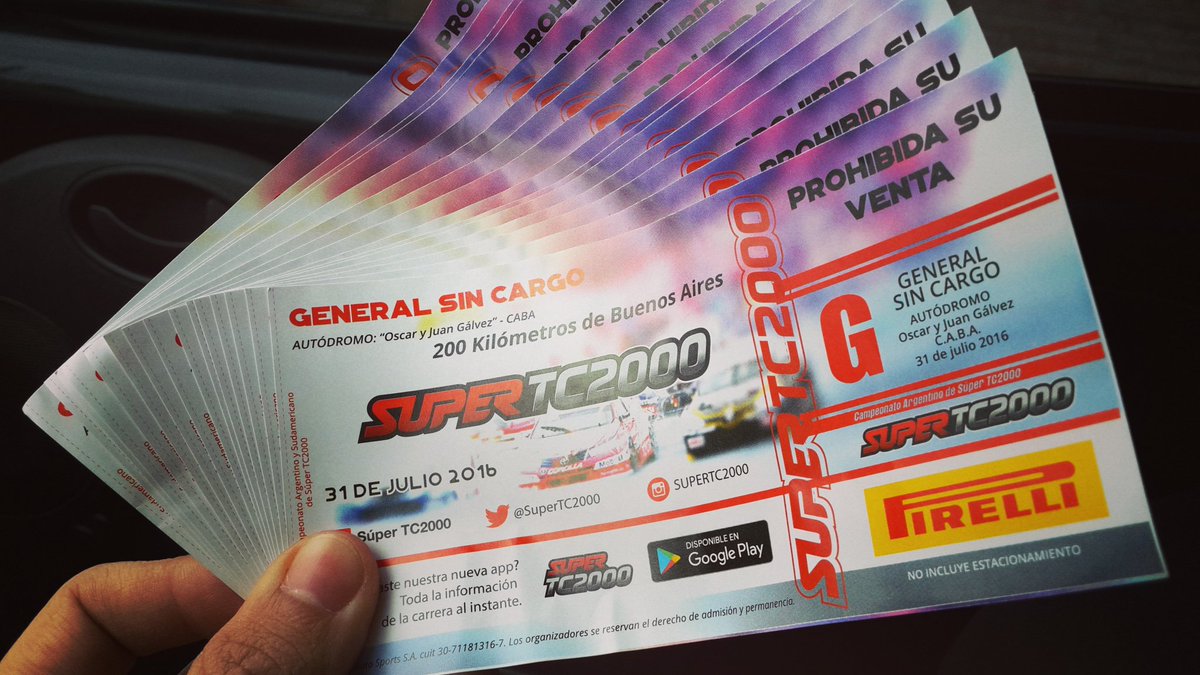 MorenoEduu's tweet photo. Quienes serán los afortunados?? #Sorteo #Tickets #SuperTC2000 #FormulaRenault #FmDale #FamagoRodados https://t.co/ppIrX5wgbQ