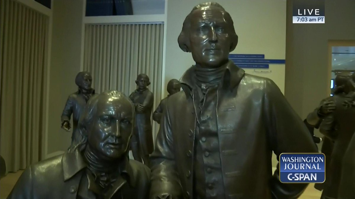 cspanwj's tweet photo. .@RosenJeffrey President &amp; CEO of the @ConstitutionCtr talks with us about the Founding Fathers &amp; Constitution https://t.co/ZXDj4jeQHs