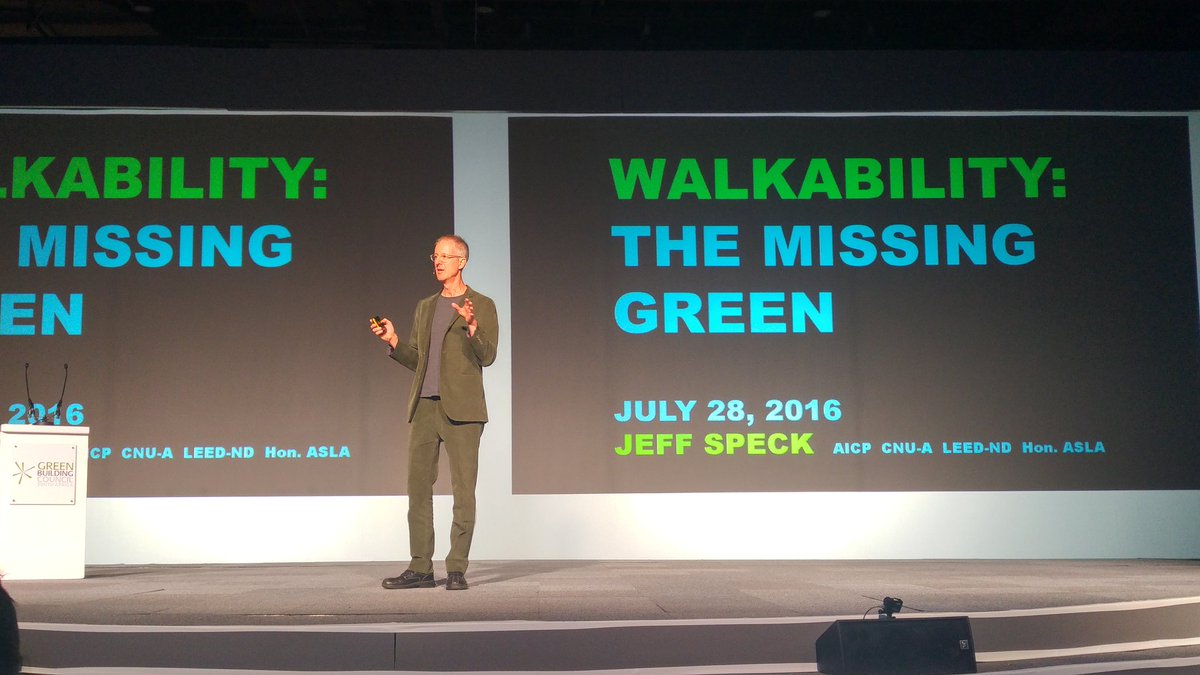 Mission Green talk by @JeffSpeckAICP  #GBC2016
