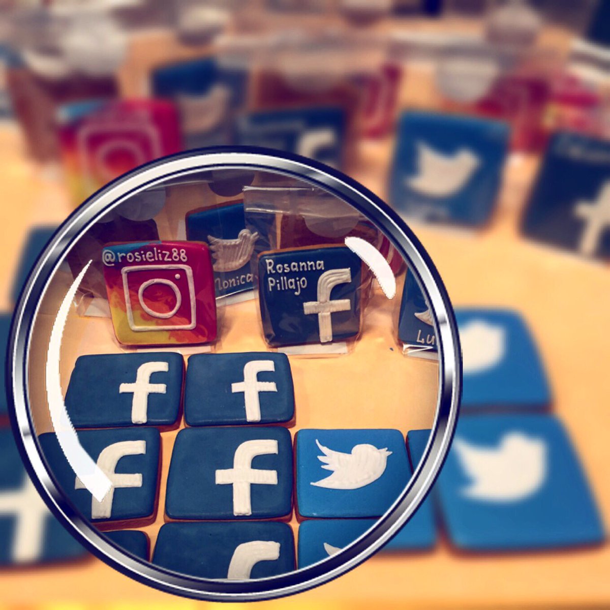 RosieLiz88's tweet photo. Personalised cookies in our HQ office! @SmartFocusWorld #smartcontentlaunch #personalisation #getfollowing https://t.co/qczbHasbL7