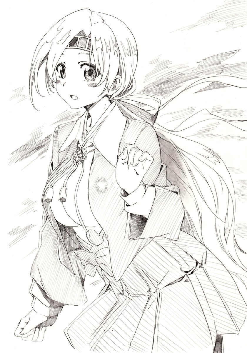千歳描きました
#艦これ版深夜の真剣お絵描き60分一本勝負 
#艦これ版真剣お絵描き60分一本勝負_20160728 