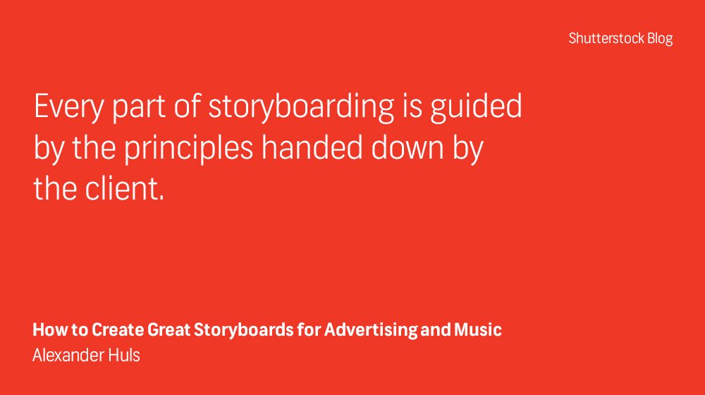 Shutterstock's tweet photo. How to Create Great Storyboards for Advertising and Music Videos: https://t.co/F336V72Kpp #VisualizeYourIdeas https://t.co/PCWOZiQEWG