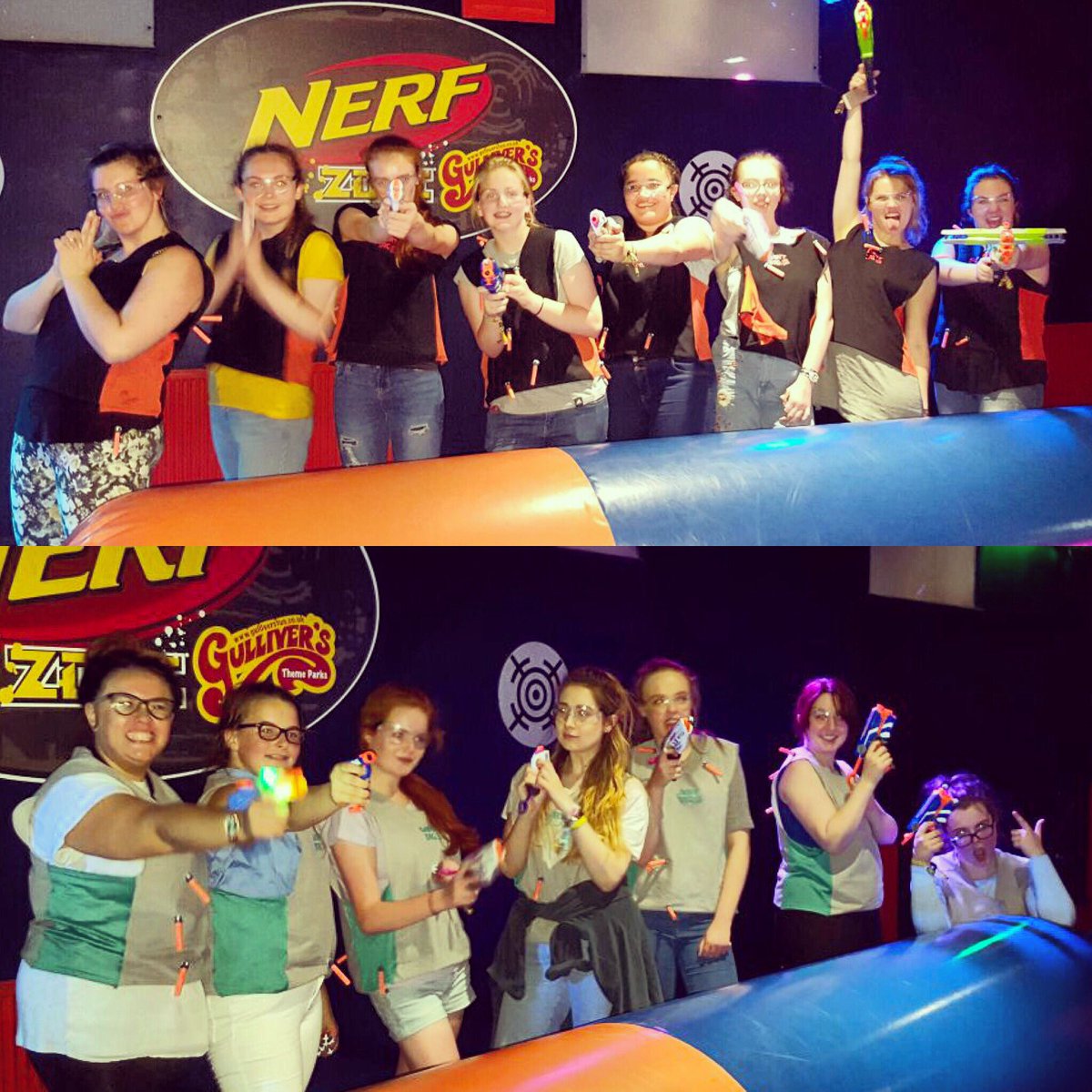 NERF WARS IS BOSS #RedsVsGreens