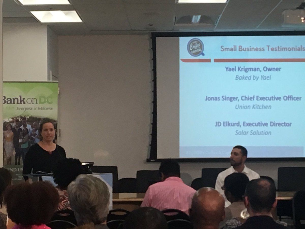 YMCMSquad's tweet photo. Testimonial time from Yael of Baked by Yael #ymm2016 @bankondc #coffeeandcapital https://t.co/CckUaf2nFR