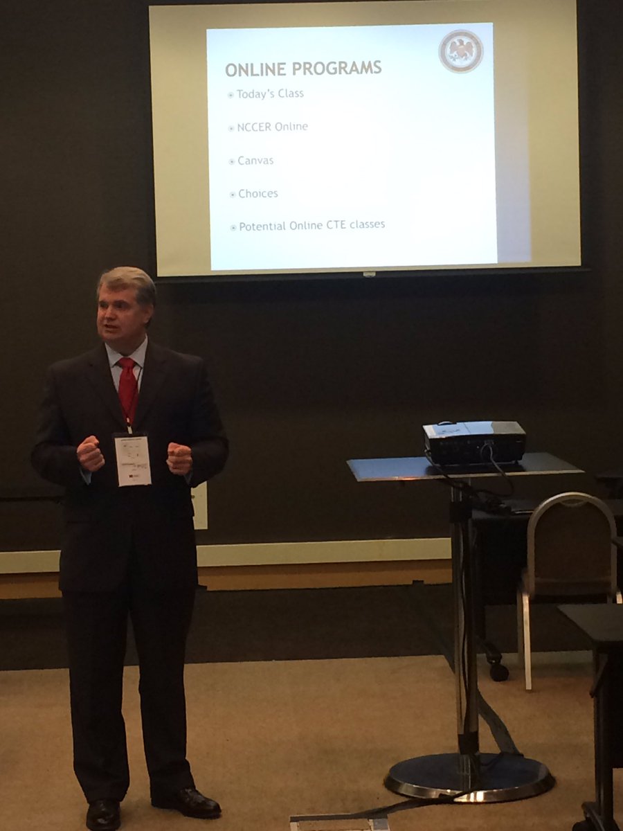 rcumsu's tweet photo. @MissDeptEd's Mike Mulvihill in action, welcoming educators to #msacte16 & giving updates on #CTEinMS https://t.co/274gKF0HK2