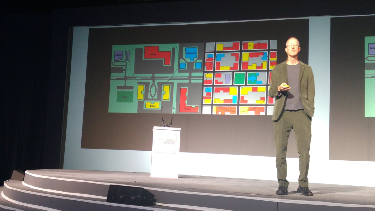 These 2 city models hold the same buildings but on the left we see a layout that is not walkable! #GBC2016