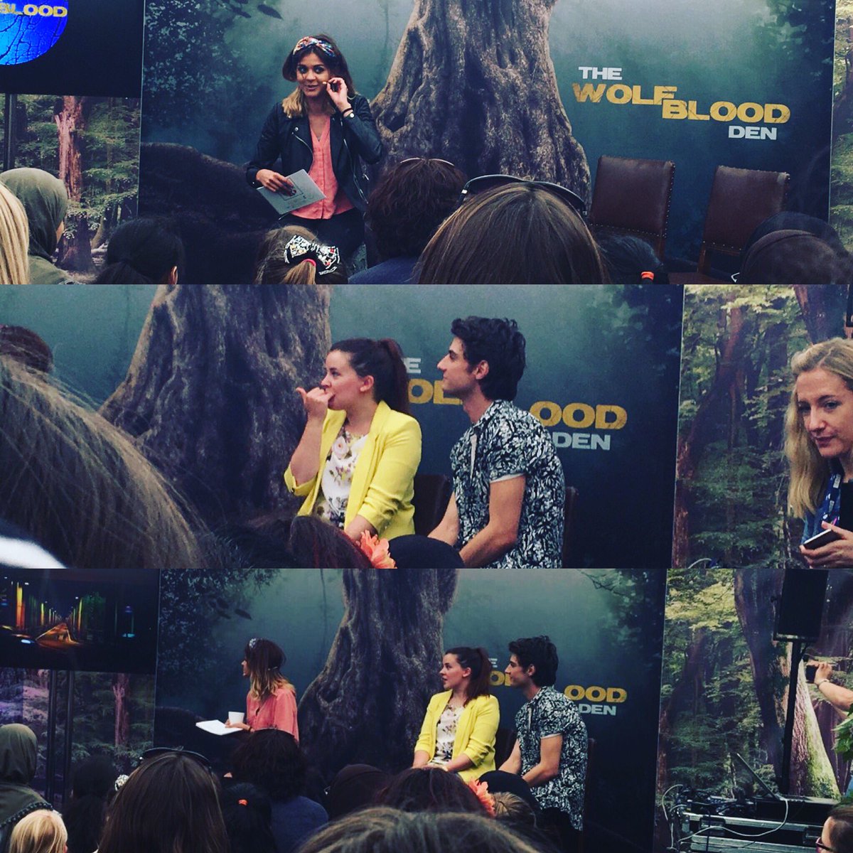 fahimakhatun_'s tweet photo. When the tent got crazy!!! #CBBCLive #awesomeauthors #Wolfblood https://t.co/HWI780if13
